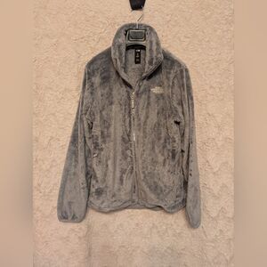 NORTH FACE Women's Gray Fleece Zip-Up Jacket